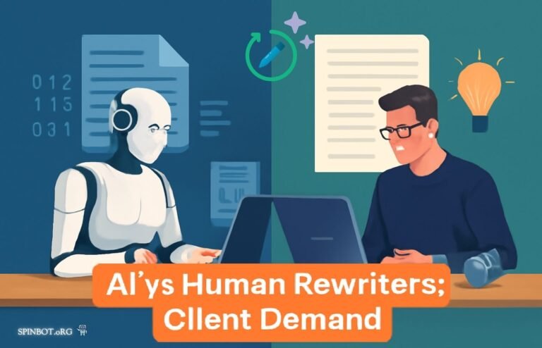 AI vs Human Rewriters Client Demand Explained