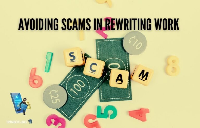 Avoiding Scams in Rewriting Work - Protect Yourself