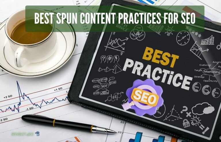 Best Spun Content Practices for SEO