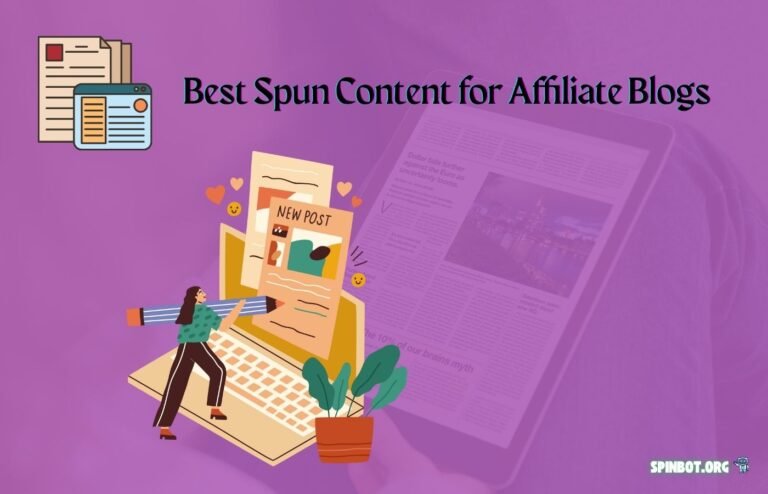 Best Spun Content for Affiliate Blogs: Tips and Tools