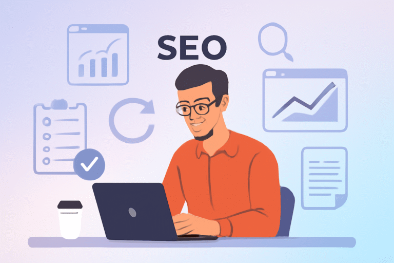 Blogger Auditing and Refreshing Blog for SEO Success