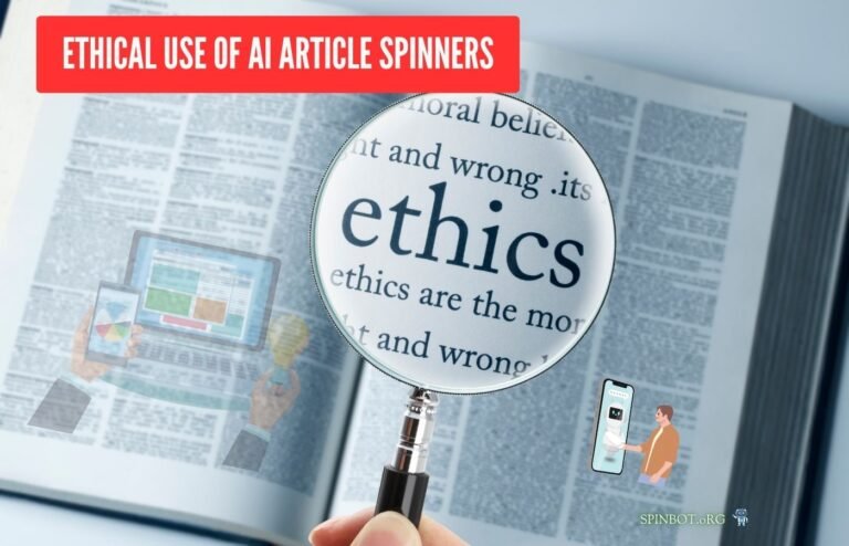 Ethical Use of AI Article Spinners in Content Creation