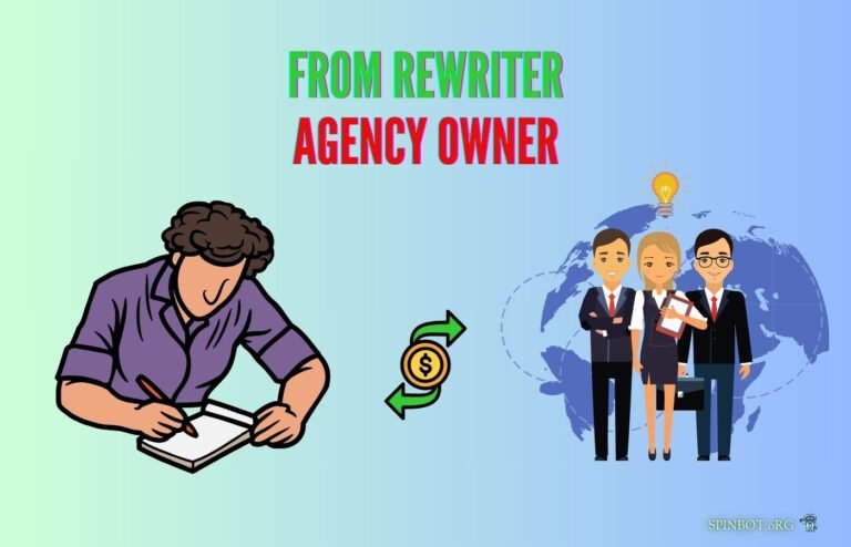 From rewriter to agency owner online