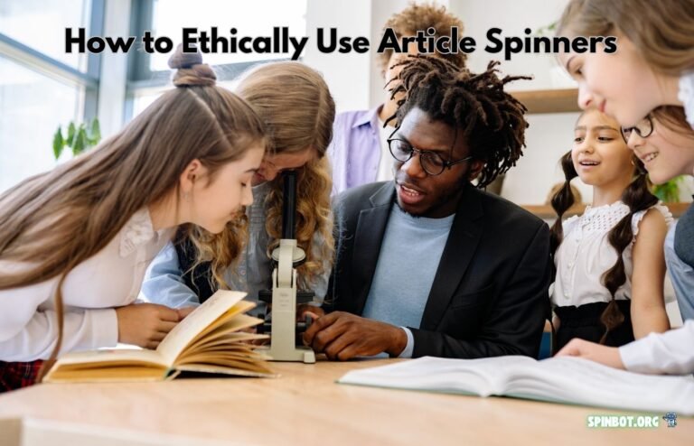 How to Ethically Use Article Spinners