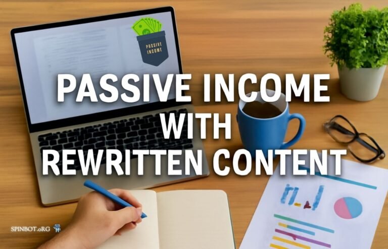 Passive Income with Rewritten Content