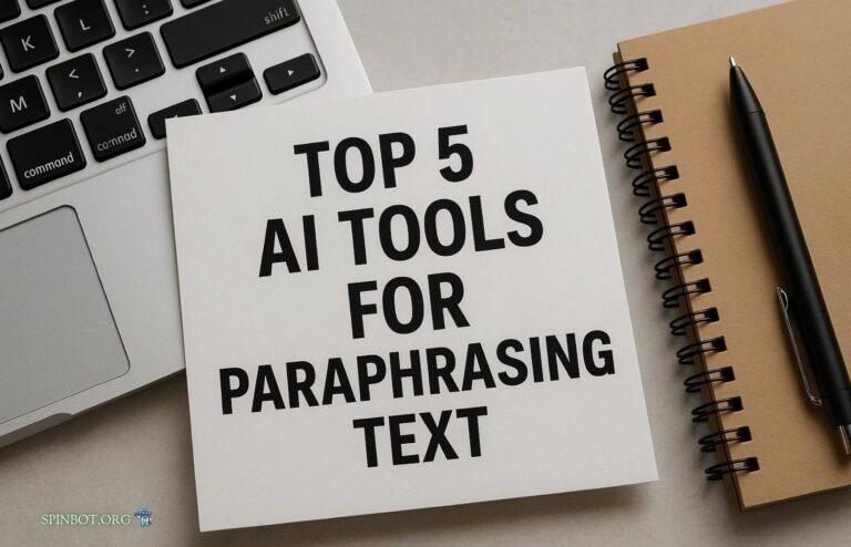 Top 5 AI Tools for Paraphrasing Text
