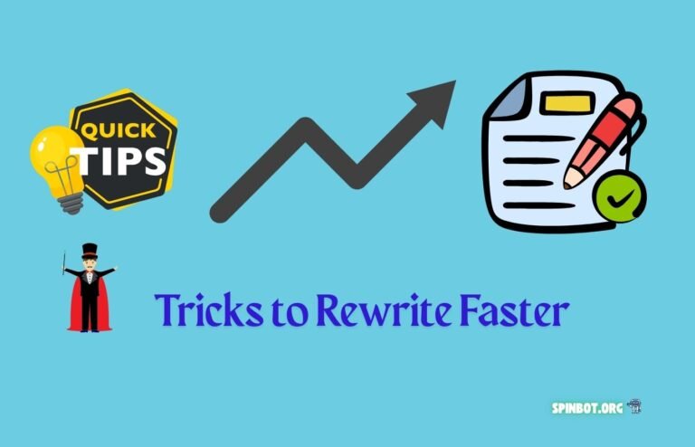 10-Minute Tricks to Rewrite Faster and Boost Productivity