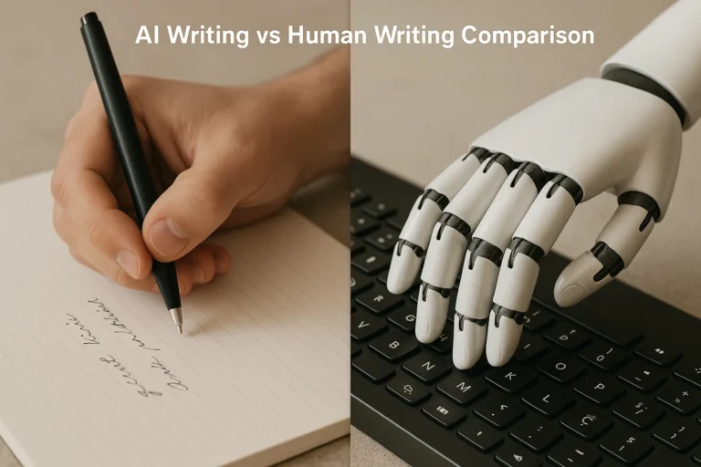 AI Writing vs Human Writing Comparison